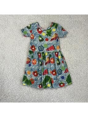 Girls Eric Carle's “The Very Hungry Caterpillar” Dress (size 5T-6T) #TM225